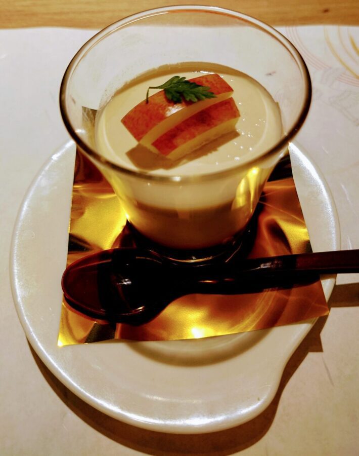 Seafood and Kaiseki Cuisine Kijima “Brown Sugar Pudding” / As expected from Kijima! Even the dessert pudding was delicious and the star of the show!