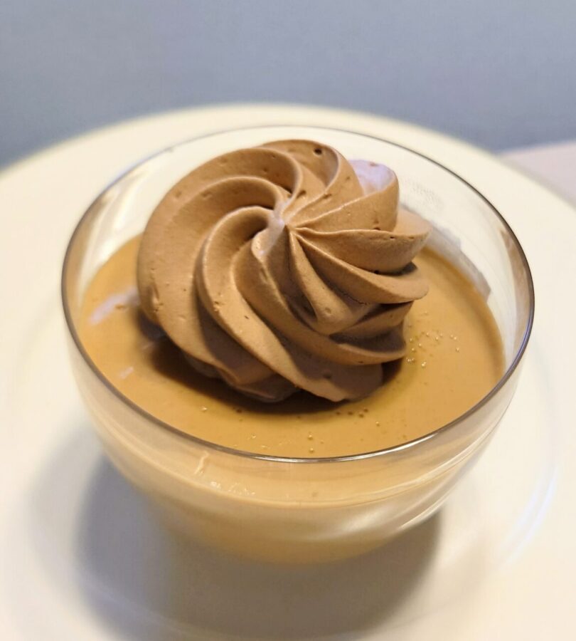 Bourche “Dragon egg pudding (rich chocolate)” / This pudding is also fluffy! Pudding with a mild milk cocoa flavor.