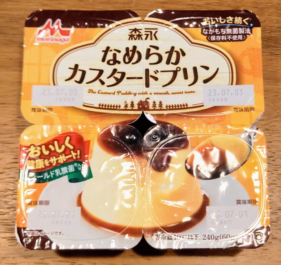 Morinaga Milk “Morinaga Smooth Custard Pudding 4 Packs” / Morinaga Milk’s hard work is a pudding that is kind to both people and the earth